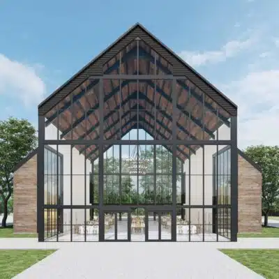 Conceptual photo of the Atrium of the Stone House at Silver Creek
